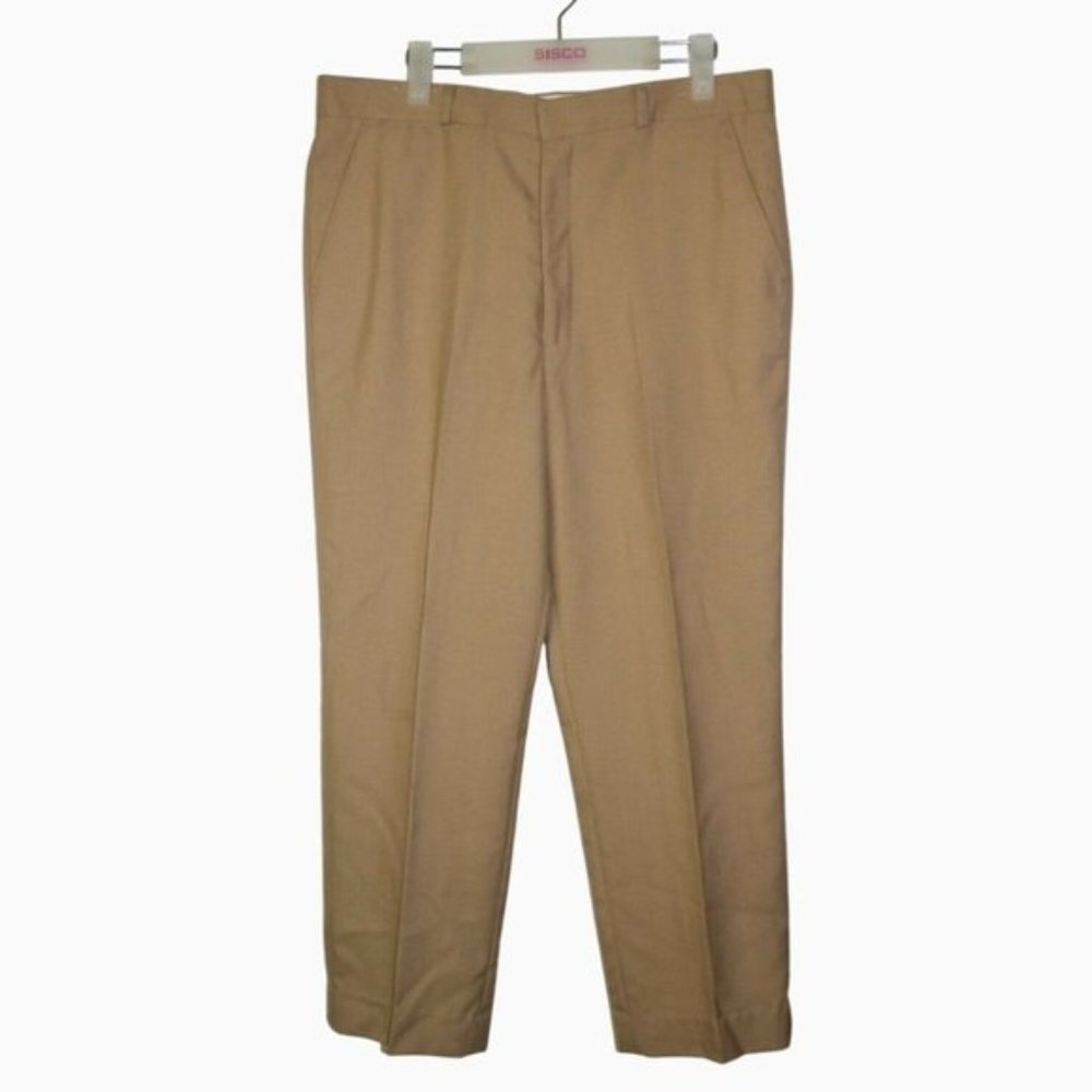 Vintage Envoy Womens Troer Pants Size 16-18 Coffee Brown Straight High Rise